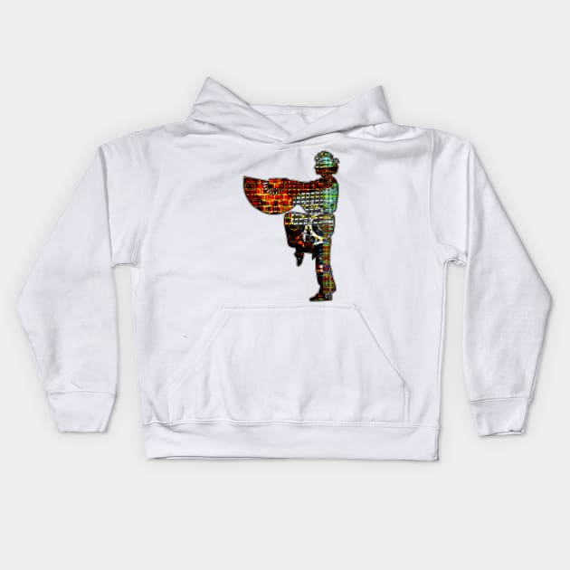 Brick Fan Kids Hoodie by crunchysqueak